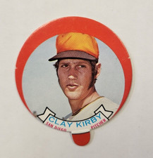 1973 TOPPS CANDY LIDS CLAY KIRBY RARE
