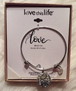 Love This Life LOVE Armband Edelstahl erweiterbar Armreif - Neu im Karton - Bild 1 von 10