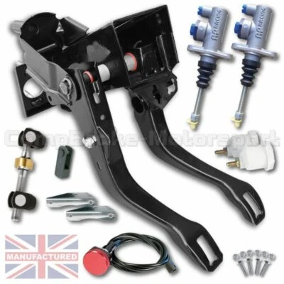 KIT DE CAJA DE PEDAL CABLE MONTADO EN LA PARTE SUPERIOR PARA FORD ESCORT SIERRA COSWORTH Foto 1 de 4