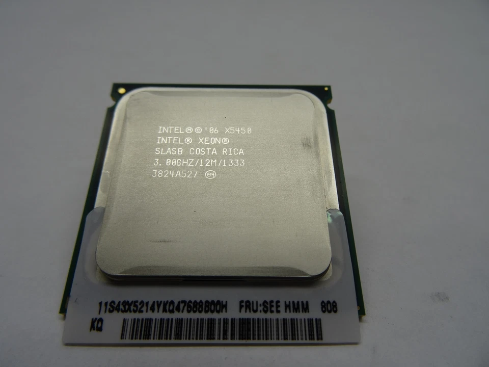 INTEL XEON X5450 SLASB LGA 771 3 GHZ 1333 MHZ QUAD-CORE CPU PROCESSOR - Image 1 of 1