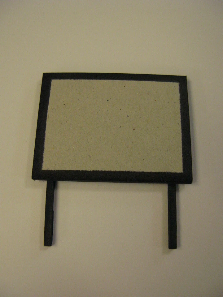 Blank Model Railway Billboard - No Advert - N Gauge, OO Gauge & O Gauge