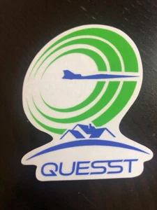 NASA QUESST MISSION Original Decal Vinyl Glossy Sticker 3"X4" New - Picture 1 of 2