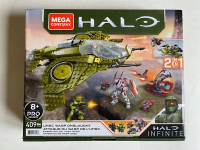 Mega Construx Halo Infinite UNSC Wasp Onslaught New Factory Sealed Bloks OOP - Image 1 of 3