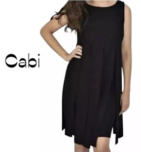 NWT Cabi Womens Sz 4 Black Carwash Flapper Empire Waist Sheath Dress Sleeveless - Picture 1 of 7