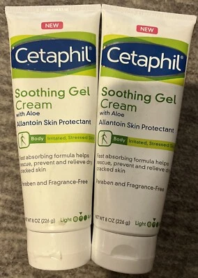2 Pack Cetaphil Soothing Gel Cream With Aloe Allantoin Skin Protectant 8oz - Image 1 of 4