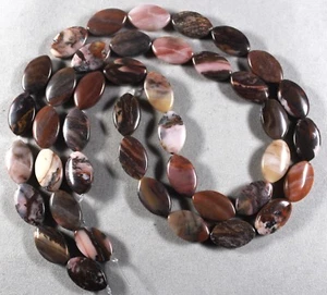 JASPE DE MADERA ARCO IRIS PETRIFICADO 18x12MM CUENTAS MARQUESA 15,5" HEBRA - Imagen 1 de 1