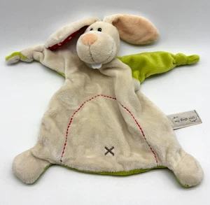 my first Nici Schmusetuch Kuscheltuch Plüsch für Baby süß Grün Hase Beige - Bild 1 von 6