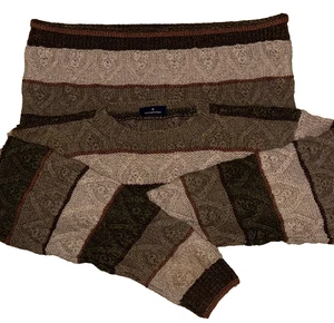 Ermenegildo Zegna-Rare Vintage Chunky Fisherman's Wool Sweater-XL - Picture 1 of 9