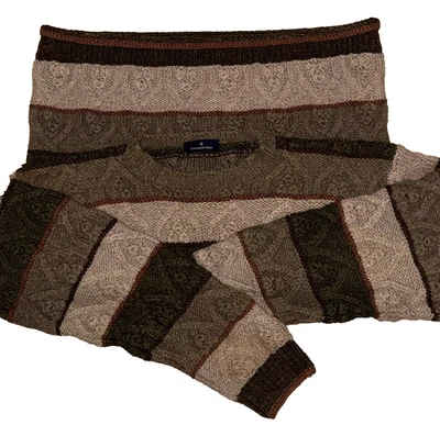 Ermenegildo Zegna-Rare Vintage Chunky Fisherman's Wool Sweater-XL - Image 1 of 4