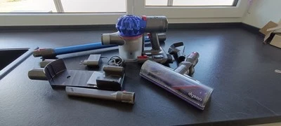 Dyson V7 Motorhead Origin 350W Kabelloser Akku Staubsauger - Blau/Nickel - Bild 1 von 4