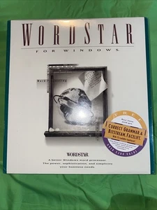 WordStar For Windows - Version 1.0 - New Sealed - Vintage Software - Picture 1 of 5