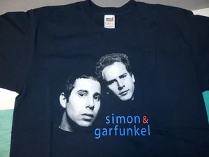 2003 Simon & Garfunkel Amboss Konzert Tour T-Shirt Herren Large schwarz - Bild 1 von 3