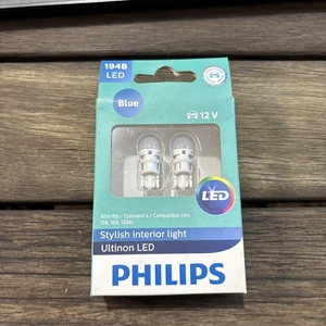 Philips 194BLED Ultinon LED AZUL Panel de Instrumentos Lámpara Bombilla 194 - PACK DE 2 - Imagen 1 de 2