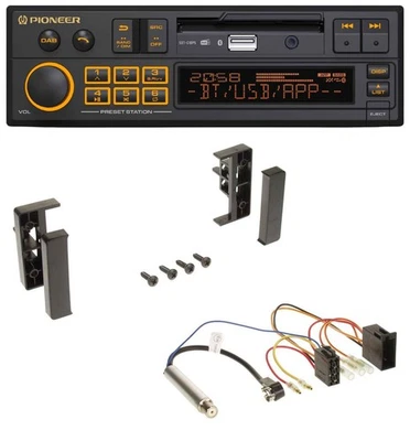 Pioneer DAB MP3 USB Bluetooth Autoradio für Audi A2 A3 8L 99-00 A4 B5 99-01 A6 C - Bild 1 von 4