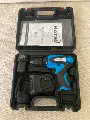 Katsu 102378 12v drill driver, battery, charger & case - Image 1 of 4