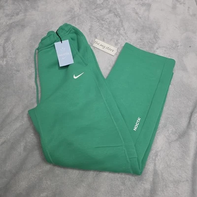 Calça Nike x NOCTA Tech lã bainha aberta verde estádio FD8460 324 masculina XS  - Imagem 1 de 4