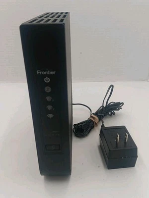 Frontier Arris NVG443B DSL Modem Router WiFi Dual-Band 2.4/5GHz w/Adapter Tested - Image 1 of 4
