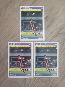 3x 1992 Score Italian Serie A Soccer Le Speranze Michele Serena Verona Italy 399 - Picture 1 of 2