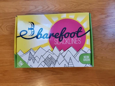 Juego Completo Barefoot Slacklines 15m Verde Neón - 15m - Imagen 1 de 3
