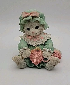 1993 Enesco Calico Kittens "Friendship Mends The Heart" - Picture 1 of 8