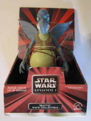 Figura de acción coleccionable 1999 Star Wars Episodio 1 Watto Kids Foto 1 de 4