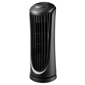 14 In. Oscillating Personal Desk Tower Fan in Black - Picture 1 of 12
