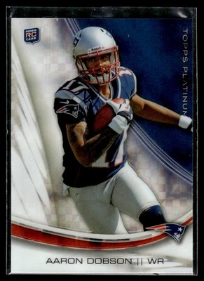2012 Topps Platinum X-Fractor Aaron Dobson Rookie New England Patriots #138 - Image 1 of 2