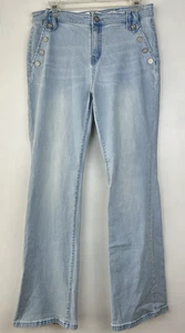 Nic+Zoe Jeans Womens 29 Mid Rise Demi Boot Pocket Light Wash Casual Stretch - Picture 1 of 9