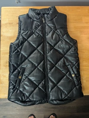 NEW! Color Theory Women's Black Vest Size Large New - Image 1 of 4