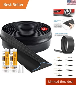 Kit Striscia Guarnizione Soglia Porta Garage Universale - Foto 1 di 9