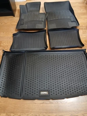 5 Pc OEM Mini Cooper Countryman S Paceman Rubber Floor Mats R60 R61  - Image 1 of 4