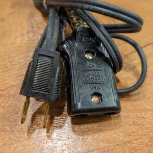 Cable de enchufe de electrodoméstico de 2 clavijas EAGLE de colección 5A 250V 10A 125V 6 pies - Imagen 1 de 5