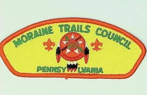 Moraine Trails Council Boy Scout Council Patch CSP Pennsylvania BSA - Picture 1 of 2