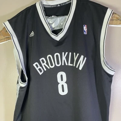Adidas NBA Brooklyn Nets Deron Williams #8 Jersey Black Men’s 2XL Basketball - Image 1 of 4