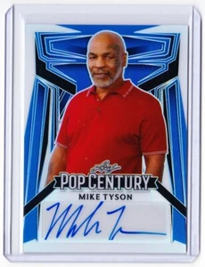 Mike Tyson 2023 Leaf Pop Century Autograph Card # /15 !! Iron Mike Auto - Picture 1 of 2