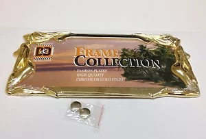 TWINS GOLD METAL LICENSE PLATE FRAME LPF-332G - Picture 1 of 3