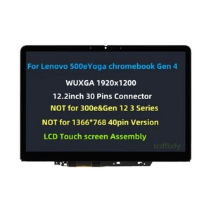 LED LCD Touchscreen for Lenovo 500e Yoga Chromebook Gen 4 82W40009US 5D11C95947 - Picture 1 of 6