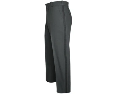 NEW MENS 29 UNHEMMED FLYING CROSS 538-768 OHIO SHERIFF PANT GRAY W/ BLACK STRIPE - Image 1 of 4