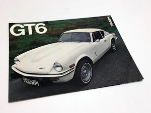 1971 Triumph GT6 Information Sheet Brochure - Picture 1 of 2
