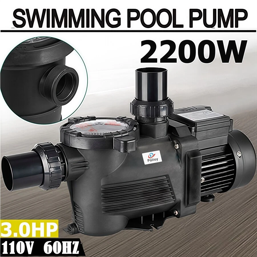 3.0 HP Pool Pump Motor Single Speed 2900 RPM Filter Pump Swimming Pool Cleaning - Image 1 of 4