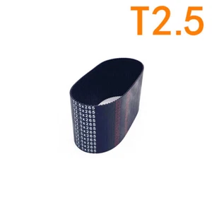 T2.5 Timing Belts Pitch 2.5mm Close Loop Rubber Drive Belt Width 6/10/15/20mm - Picture 1 of 6