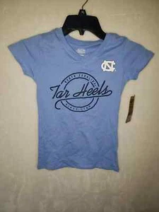 Rivalry Threads Mädchen North Carolina Teer Heels klassische Passform V-Ausschnitt T-Shirt S (6/6X) - Bild 1 von 3