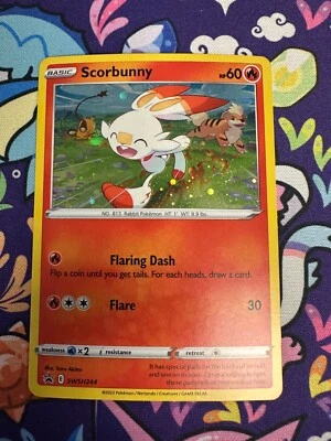 Scorbunny - (Cosmos Holo) SWSH244 SWSH: Sword & Shield Promo Cards Holo - Image 1 of 2