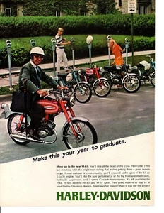 1968 HARLEY-DAVIDSON M-65 & M-65 SPORT  ~  CLASSIC ORIGINAL PRINT AD - Picture 1 of 1