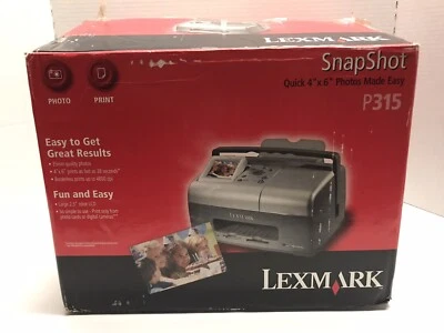 Lexmark SnapShot P315 Photo Printer 4”x 6” Prints Open Box. - Image 1 of 2