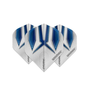 Winmau Prism Alpha Standard Dart Flight - White & Blue - Picture 1 of 1