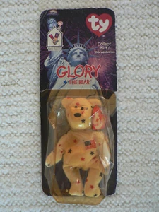 Ty Teenie Beanie Baby GLORY der Bär 1997 Mcdonalds selten mit Tag-Fehlern 1993 - Bild 1 von 9