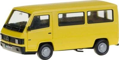 Autobús Mercedes Benz 100 D amarillo HERPA 1/87 plástico miniatura escala HO  Foto 1 de 2