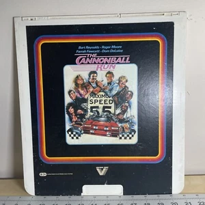 Vintage The Cannonball Run CED starring Burt Reynolds & Farrah Fawcett - Picture 1 of 2