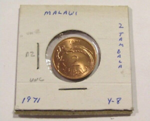 Malawi 1971 2 Tambala Bronze unc Coin